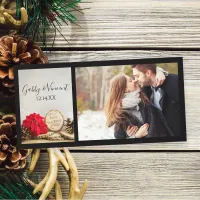 Rustic Red Poinsettia Winter Wedding Save the Date