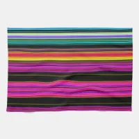 Thin Colorful Stripes - 2 Towel