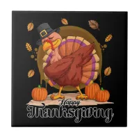 Happy Thanksgiving  Ceramic Tile