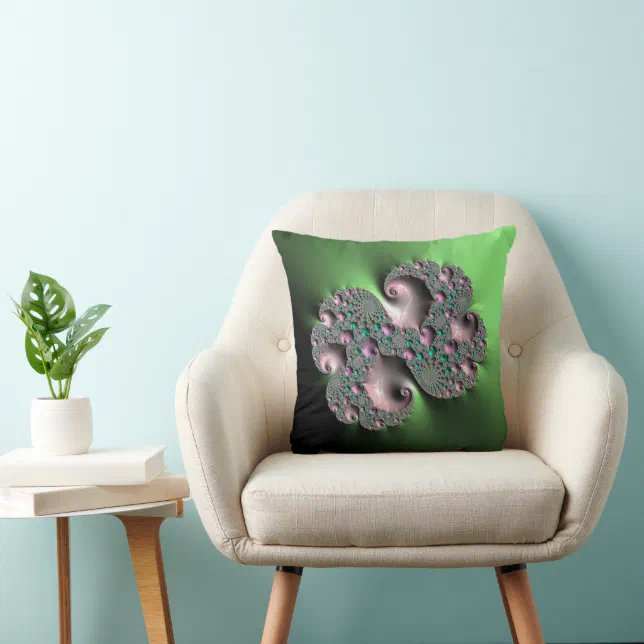 Fractal3 Throw Pillow