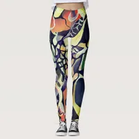 Dramatic Intricate Modern  Abstrat Pattern Leggings