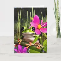 Cute Frog Pun Toad Themed Birthday Card