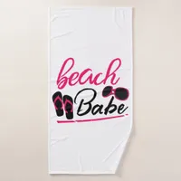 beach babe bath towel