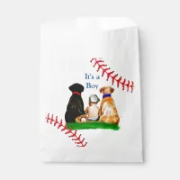 It's a Boy, | Baseball Themed Baby Shower Favor Bag