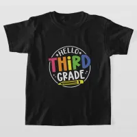 Hello third grade back to school kids T-Shirt