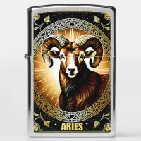 Aries Astrology Sign Zippo Lighter