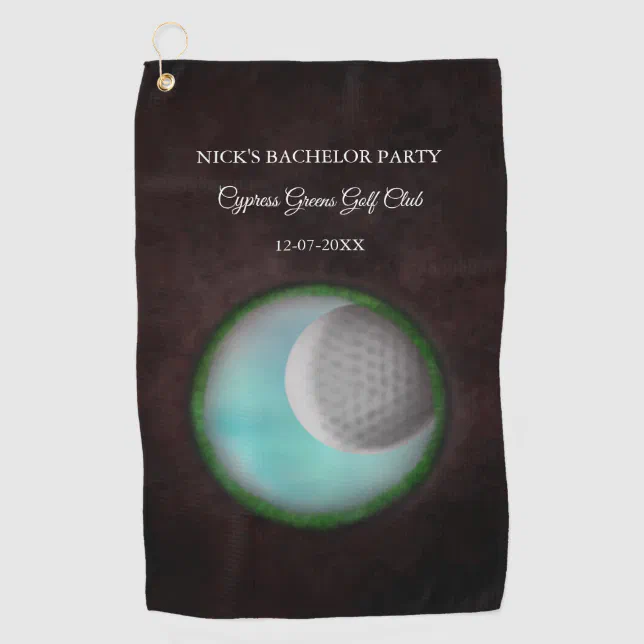 Golf Bachelor Party Golfing trip Classic Golf Ball Golf Towel