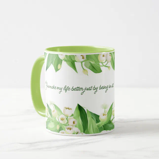 Lily of the Valley FLowers | Gift for Mom |   Mug
