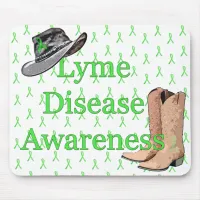 Country and Western Cowboy Hat Lyme Mouse pad