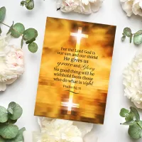 Uplifting Scripture Psalm 84:11  Card