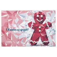 Gingerbread Man Christmas Spirit Metal Print