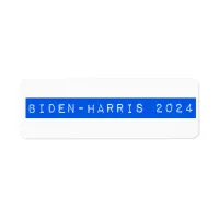 Biden-Harris 2024 Retro Label design