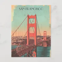 San Francisco Travel Postcard