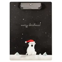 Merry Christmas Polar Bear! Clipboard