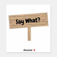 Thumbnail for Customize a Fun Cartoon Blank Sign Sticker