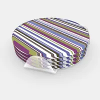 Modern New Season Stripes Coaster Set