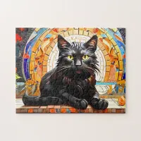Cat Mosaic Stained Glass Designer Puzzle