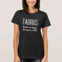 Taurus The Bull Star Sign Zodiac T-Shirt