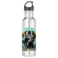 Black Labrador Retriever | Lab Mom Stainless Steel Water Bottle
