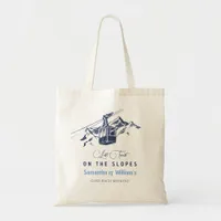 Thumbnail for Last Toast On The Slope Ski Bachelorette Thank You Tote Bag