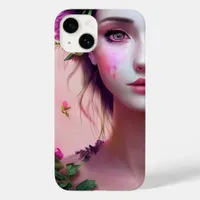 Ethereal Enchanted Fairytale Beautiful Woman Case-Mate iPhone 14 Case