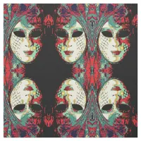 Venetian Lady Mask Fabric