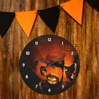 Halloween Decoration Wall Clock