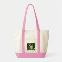 Bumble Bee on Red Clover Tote Bag