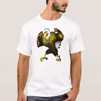 Cartoon Fighting Eagle T-Shirt