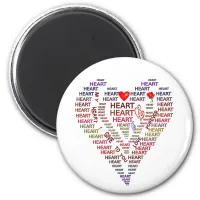 Words of Heart Magnet