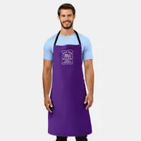 World's Best Dad Number One Father Purple Apron