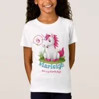 Guest of Honor Cute Unicorn Birthday  T-Shirt