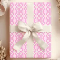 Pink Moroccan Trellis Wrapping Paper