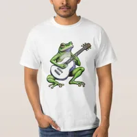 Funny Frog Playing Guitar T-Shirt