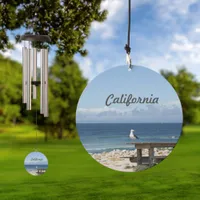 Seagull by the Sea in California Wind Chime