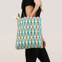 Kayaking Pattern Tote Bag