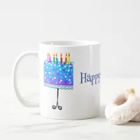 Colorful Birthday Cake - Happy Birthday  Coffee Mug