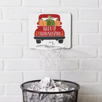 Thanksgiving Truck Mini Basketball Hoop