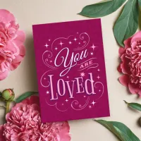 You Are Loved 1 John 4:7 Card