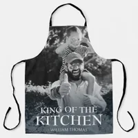 Modern King of the Kitchen Photo | Name Custom Apron