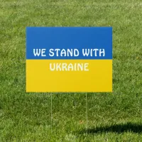 We Stand with Ukraine | Show Support  Sign