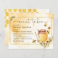 Budget Meant To Bee Honeybee Floral Bridal Shower