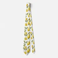 Citrus Lemon Lime  Neck Tie