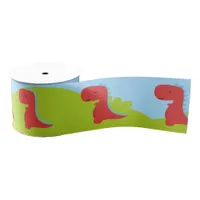 Cute Dinosaur themed Party Grosgrain Ribbon