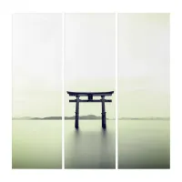 Japanese Torii Gate Photograph Triptych