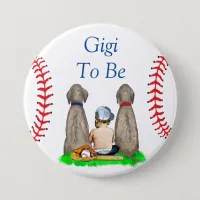 Gigi to Be | Baseball Themed Boy's Baby Shower Button
