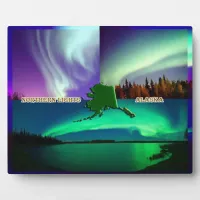 Northern Lights of Alaska Collage Plaque