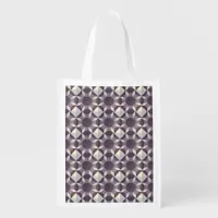 Polyester Bag - Purple Quilt pattern