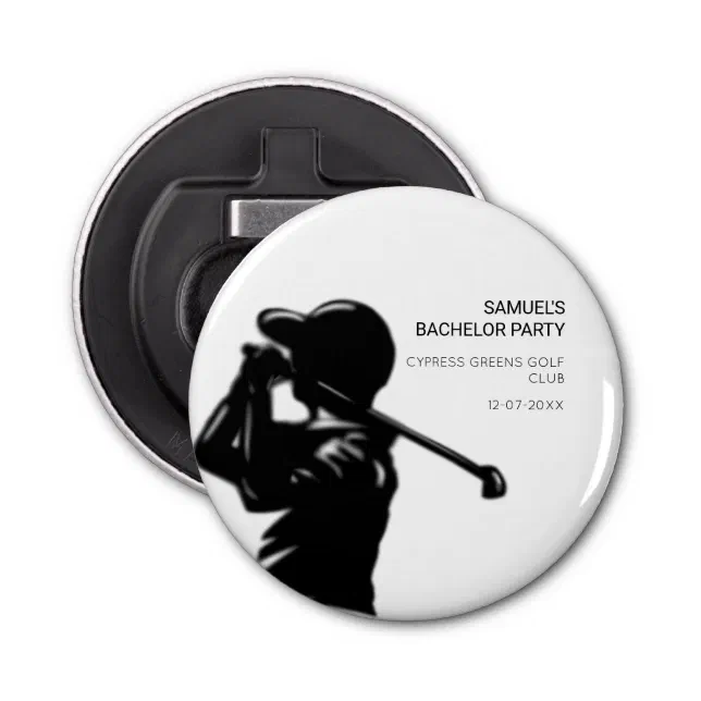 Black golfer Golfing Trip Bachelor Party minimal