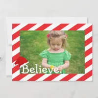 Believe, Holiday Christmas Photo